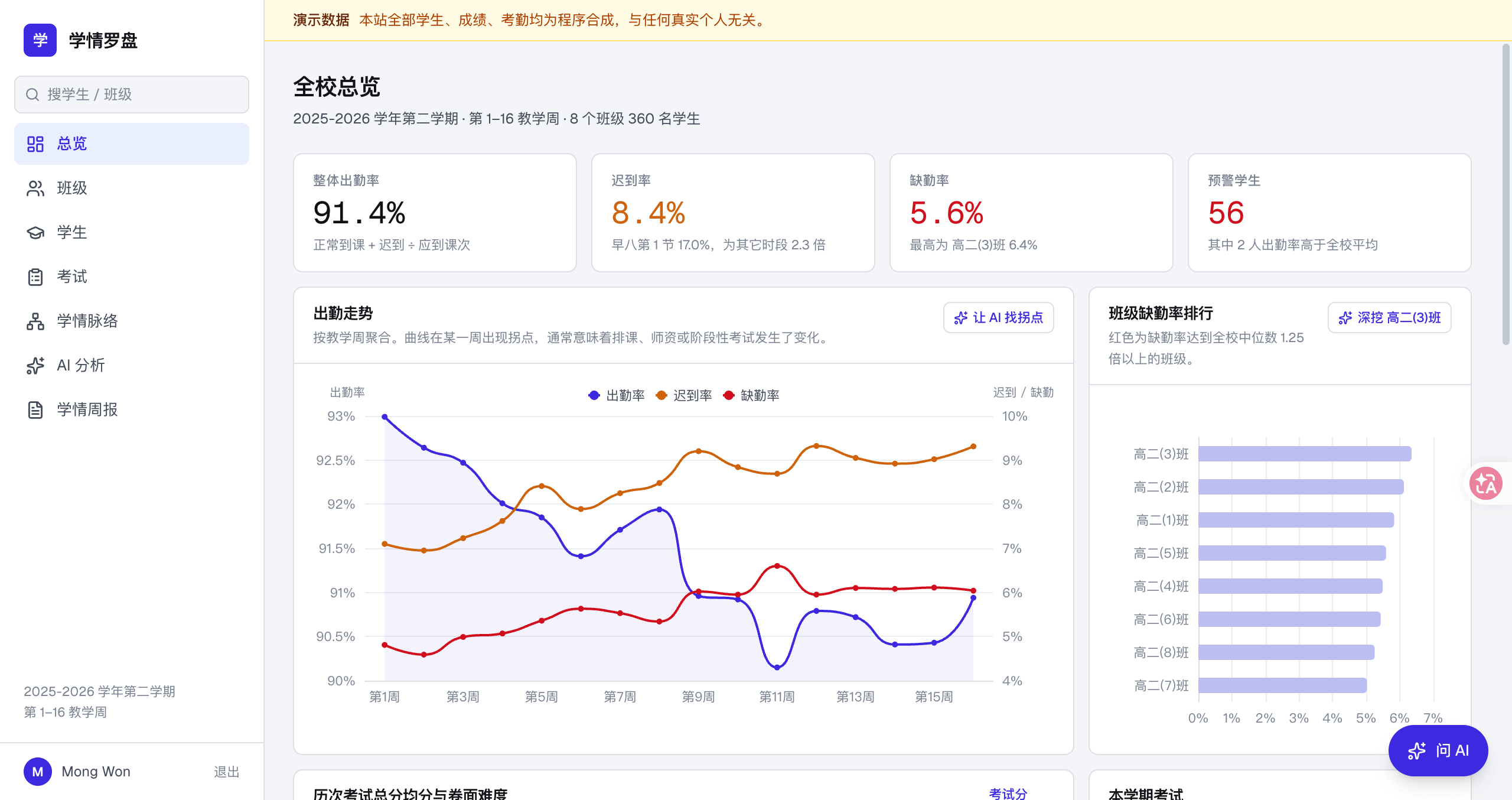 学情罗盘 EduCompass screenshot